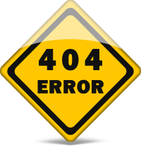 404 page not found error sign