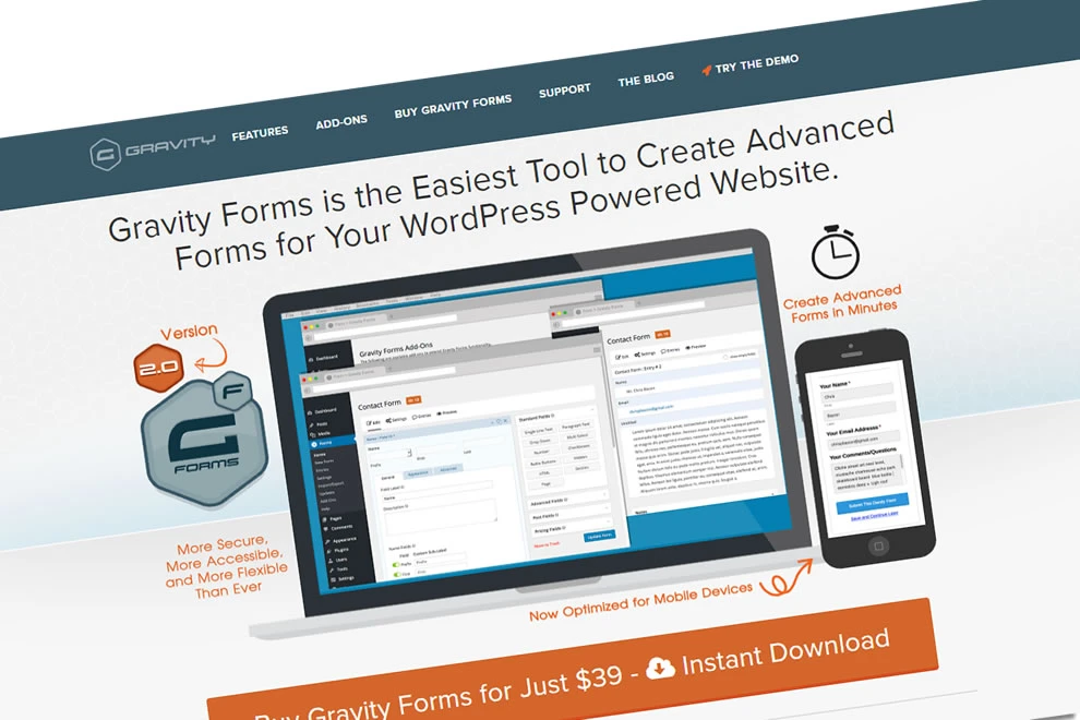 Gravity Forms – WordPress Contact Form Plugin Review