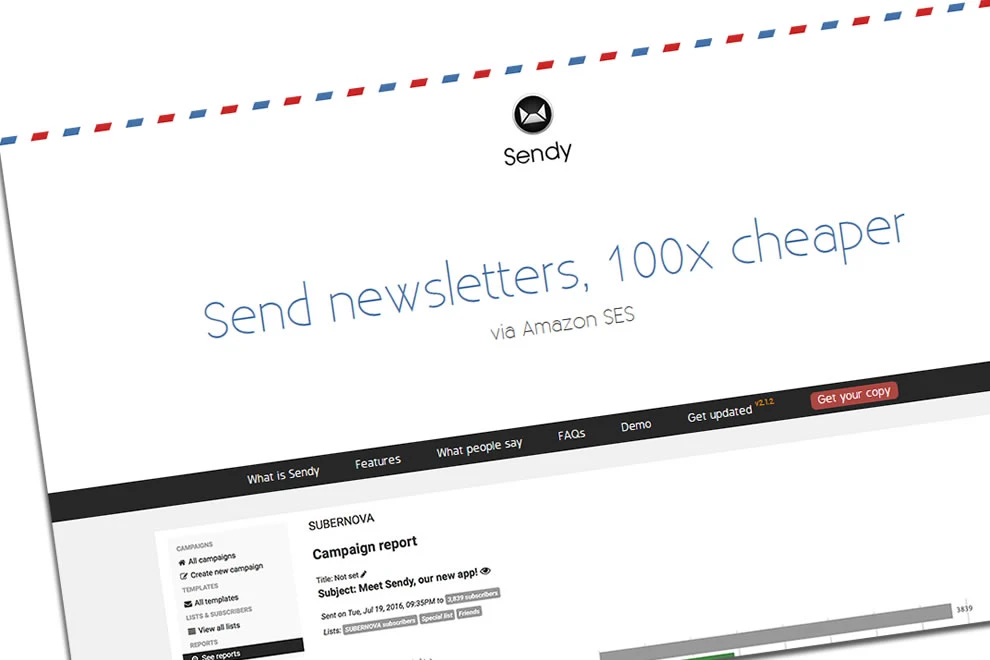 Sendy Newsletter saves you money