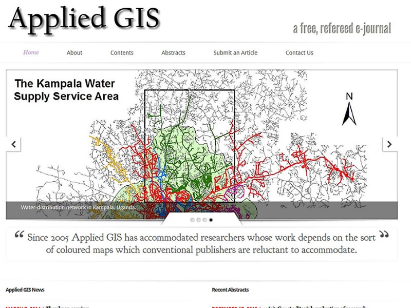 Applied GIS Website Portfolio