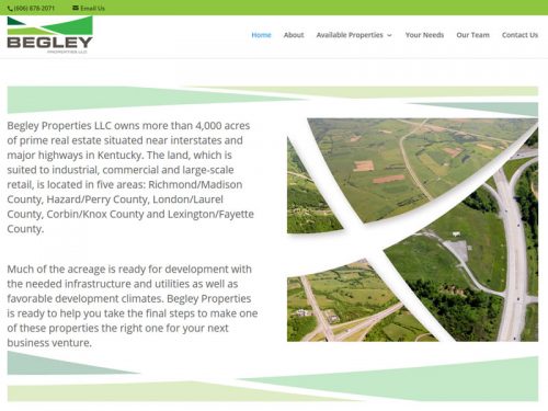 Begley Properties LLC Custom Website