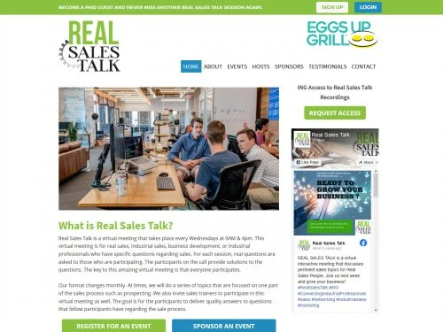 Real Sales Talk Website